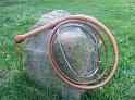 8ft Natural Tan 12 plait Indy Style Bullwhip with Custom 7x6 knot A